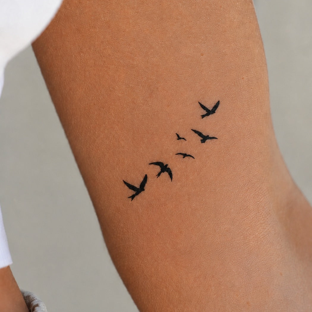 Flying Birds Journey Tattoo