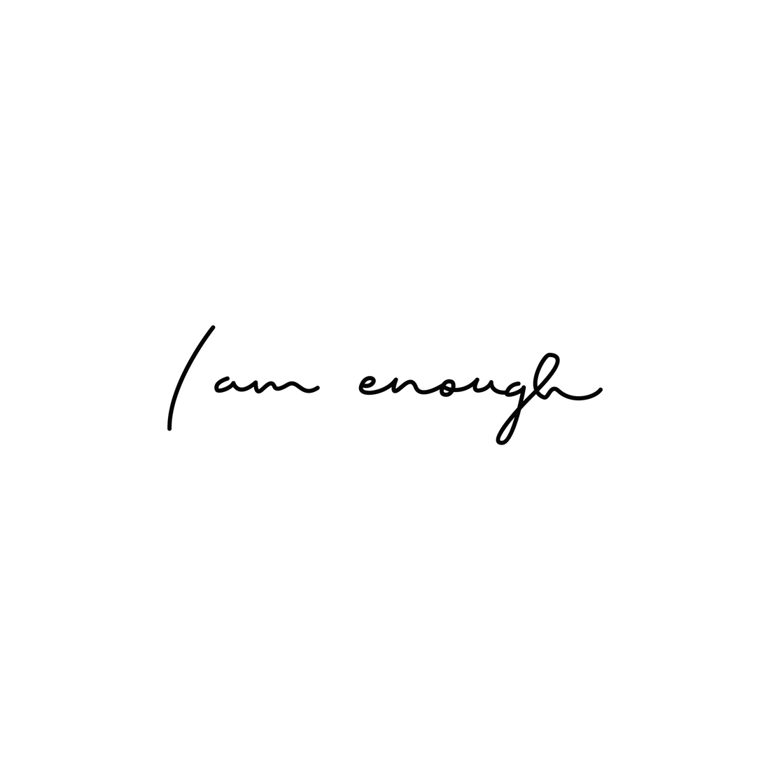 0027-i-am-enough-semi-permanent-tattoo-front-tattoo