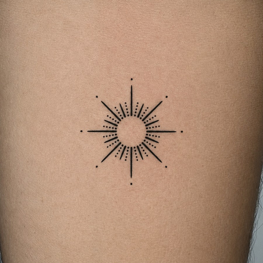 Sun Ornament Tattoo