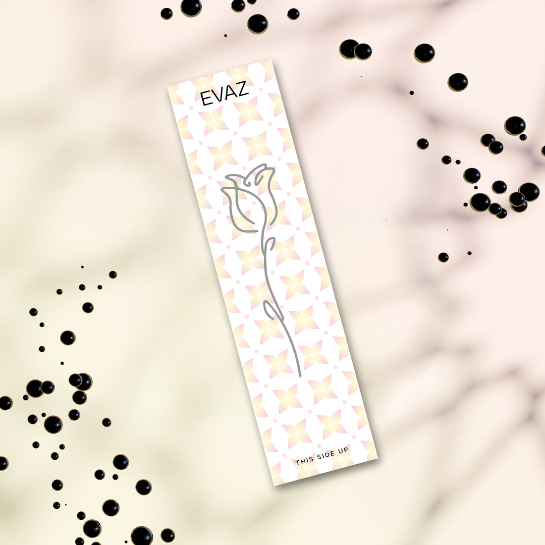 One Line Rose Tattoo - mockup