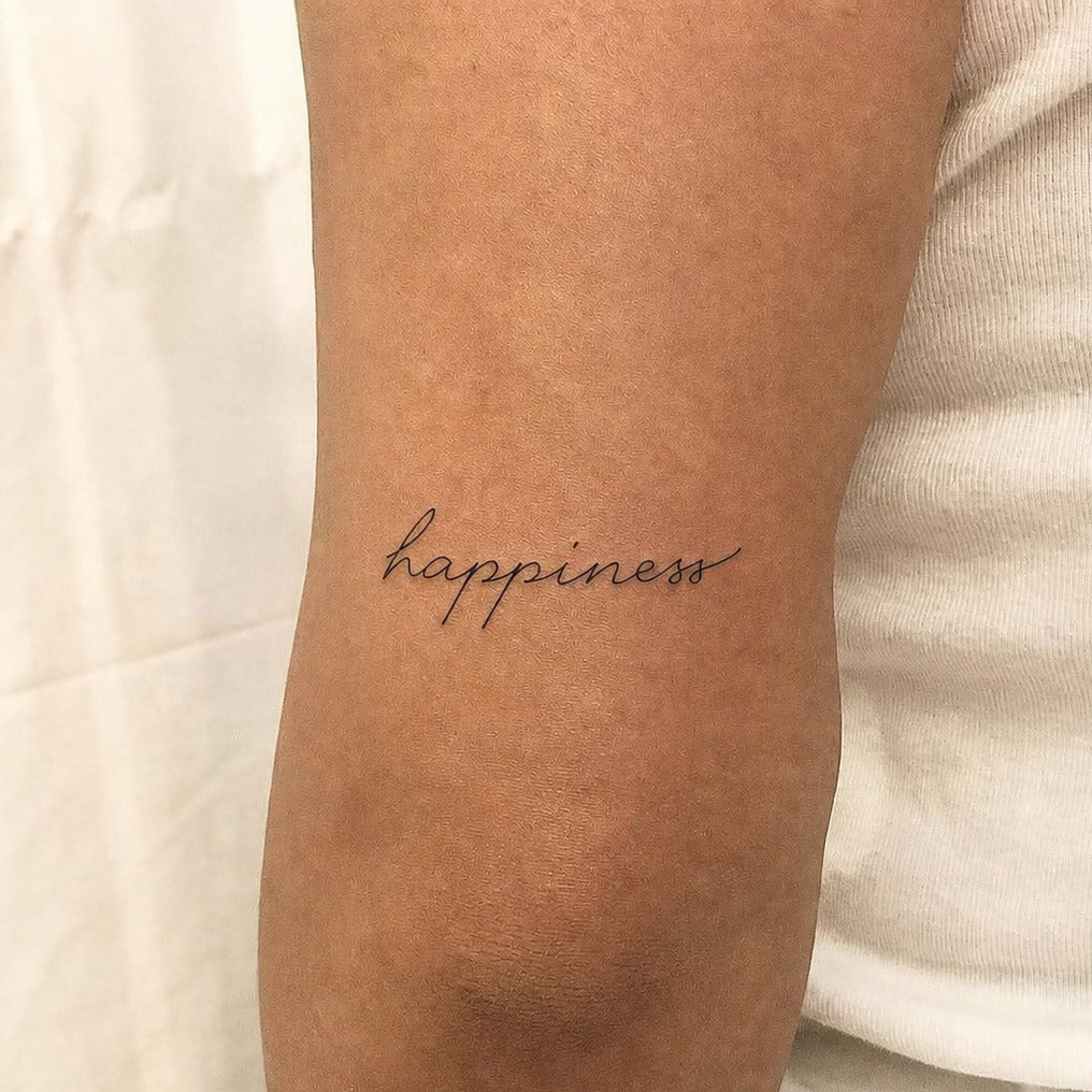 Choose Happiness Tattoo
