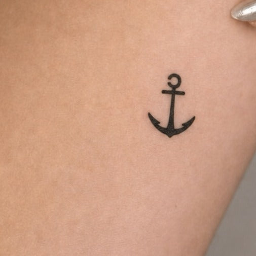 Tiny Anchor Tattoo