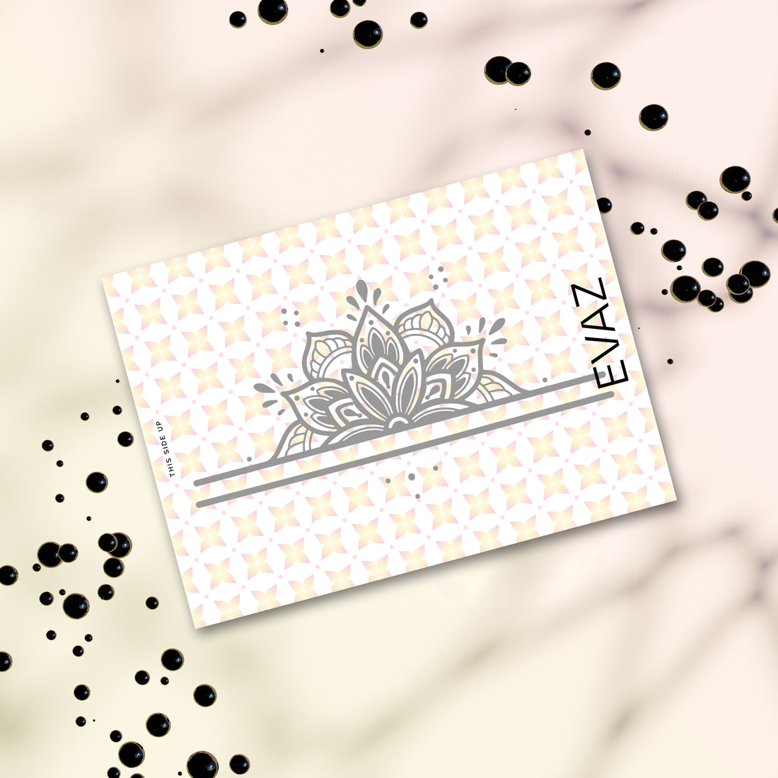 Mandala Ring Tattoo - mockup