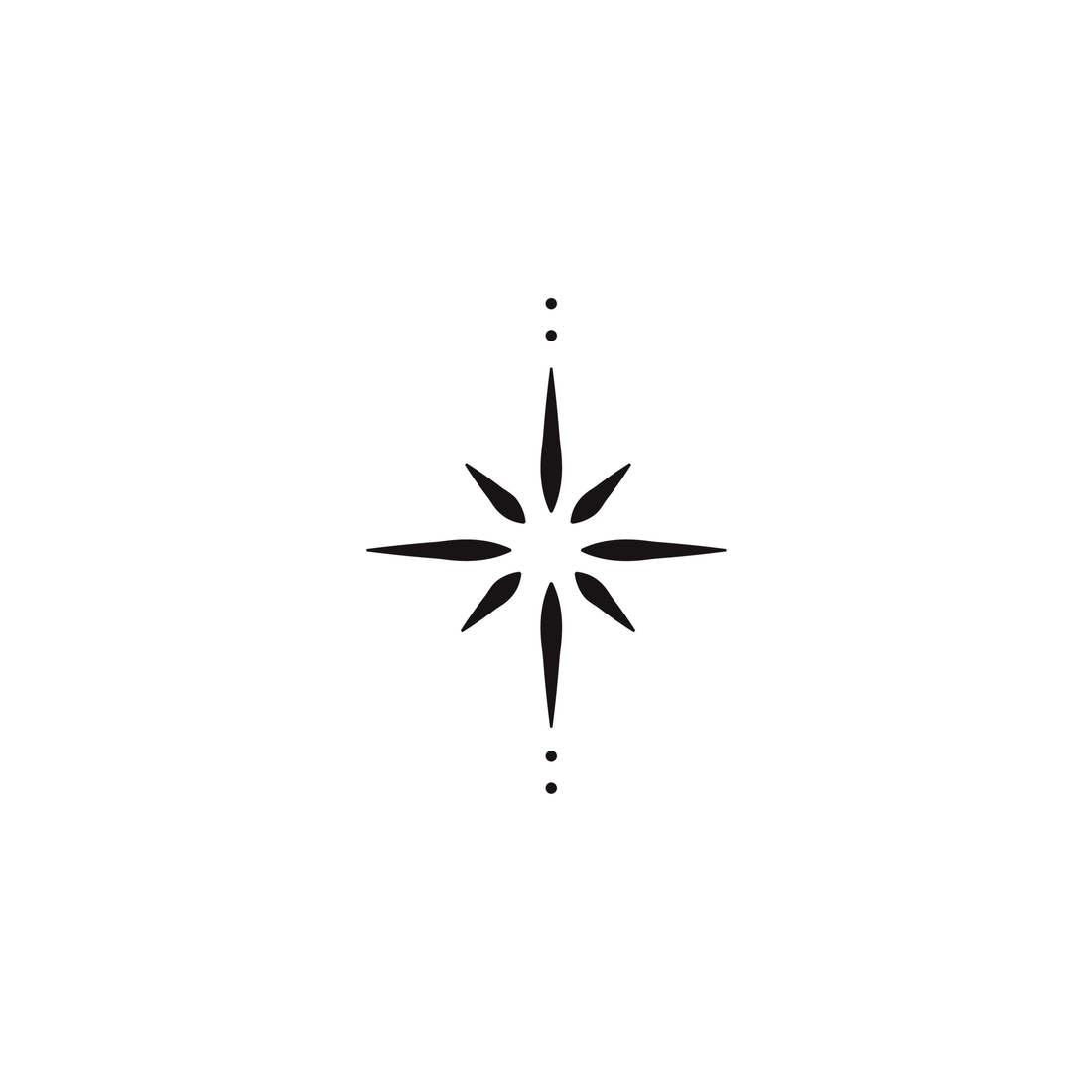 0046-star-and-dots-semi-permanent-tattoo-front-tattoo
