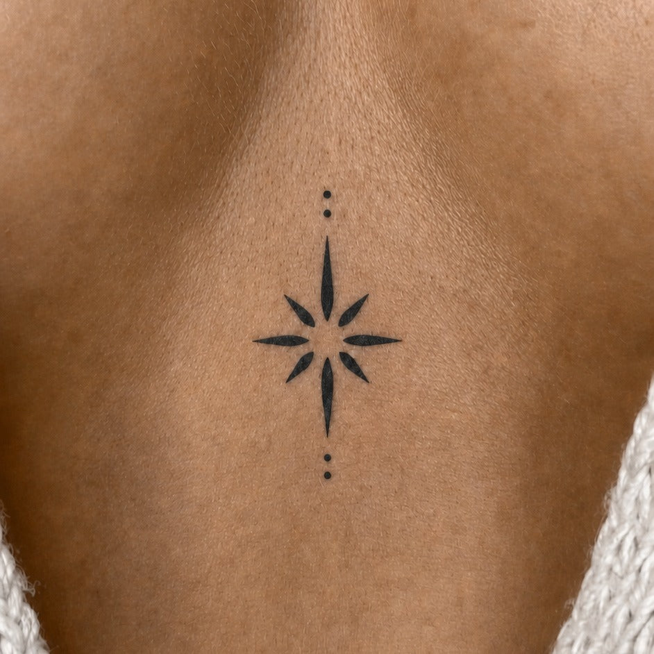 Star and Dots Tattoo