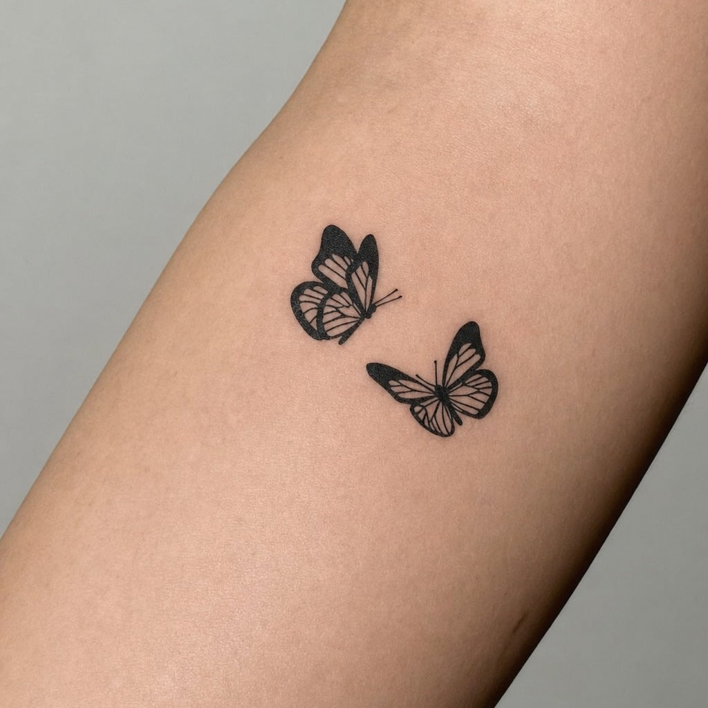 Dancing Butterflies Tattoo
