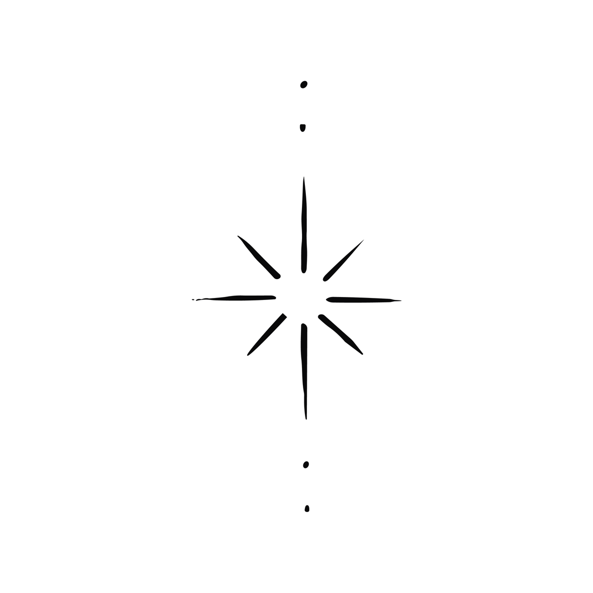 0059-guiding-north-semi-permanent-tattoo-front-tattoo