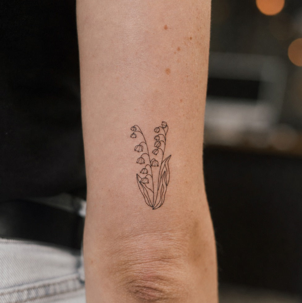 May Lily Bell Tattoo