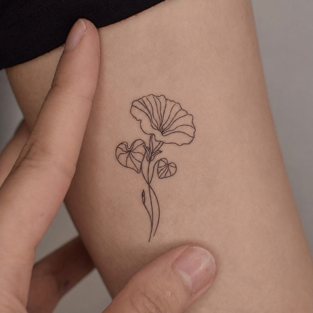 September Morning Glory Tattoo