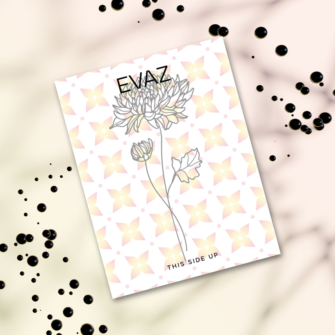 November Chrysanthemum Grace Tattoo - mockup