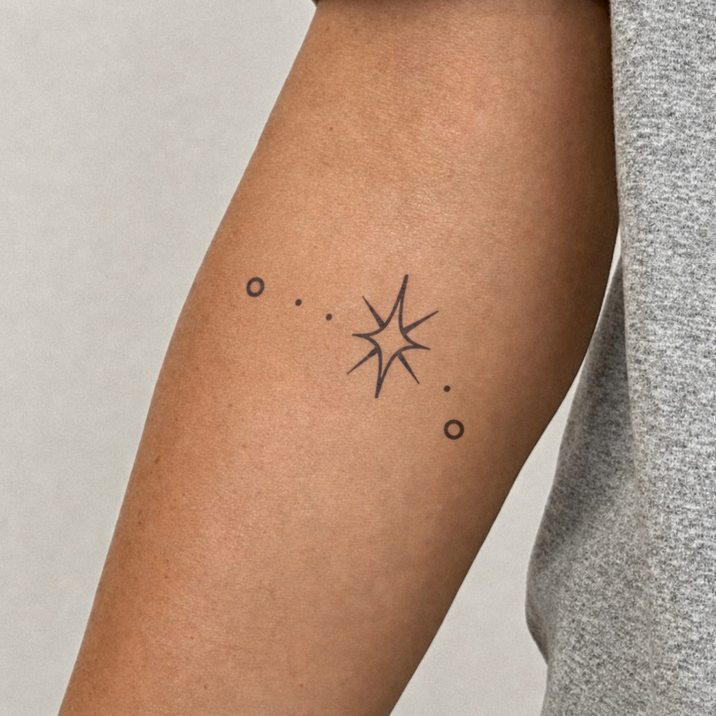 Aries Rising Star Tattoo