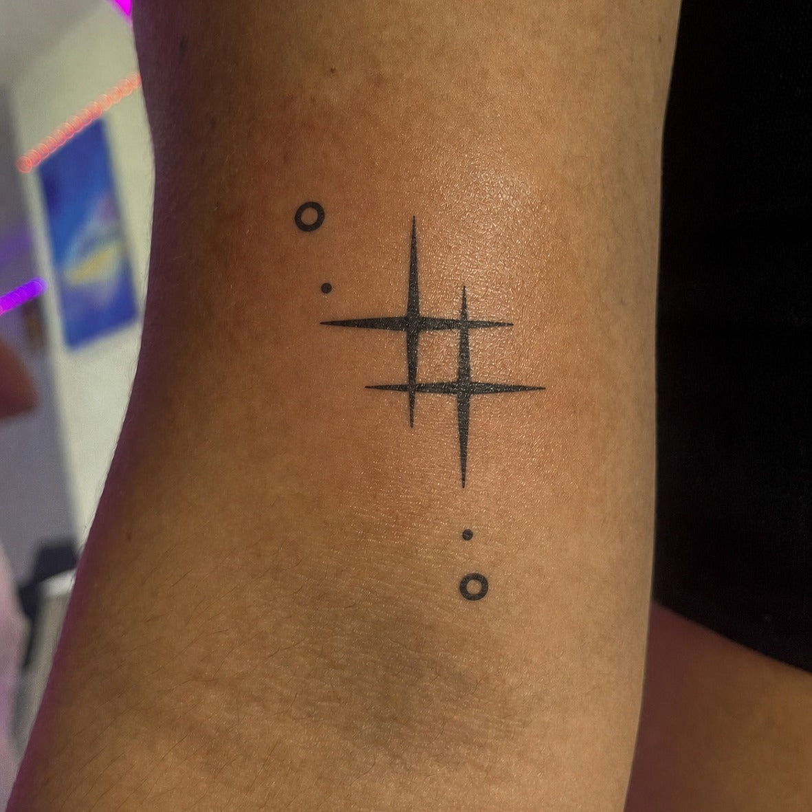 Libra Cosmic Balance Tattoo