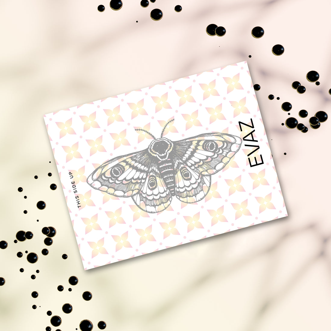 Moonlit Moth Tattoo - mockup
