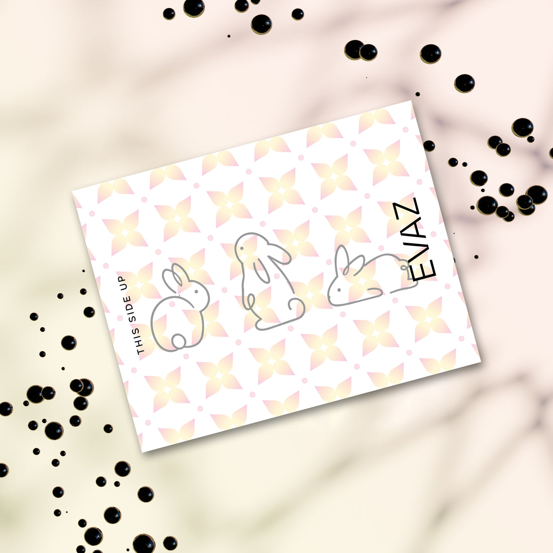 Little Bunny Trio Tattoo - mockup