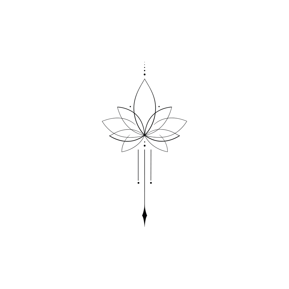 0109-lotus-line-harmony-semi-permanent-tattoo-front-tattoo