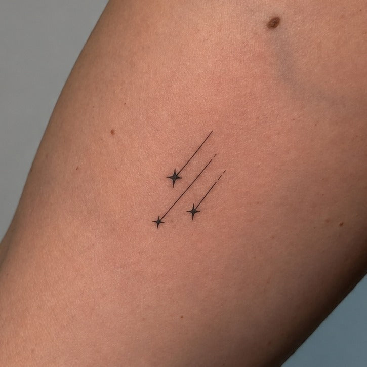 Falling Star Wishes Tattoo