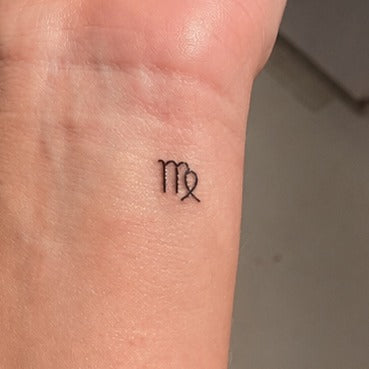 Virgo Gentle Bloom Tattoo
