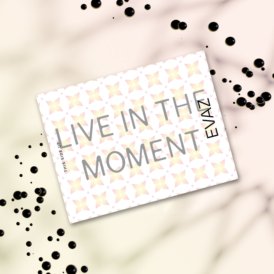 Live In The Moment Tattoo - mockup