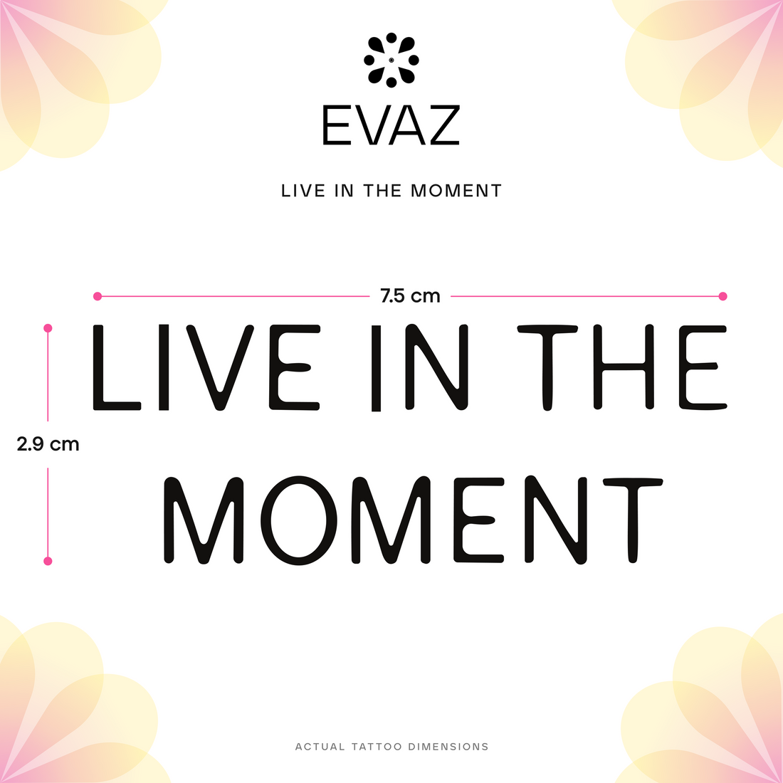 Live In The Moment Tattoo