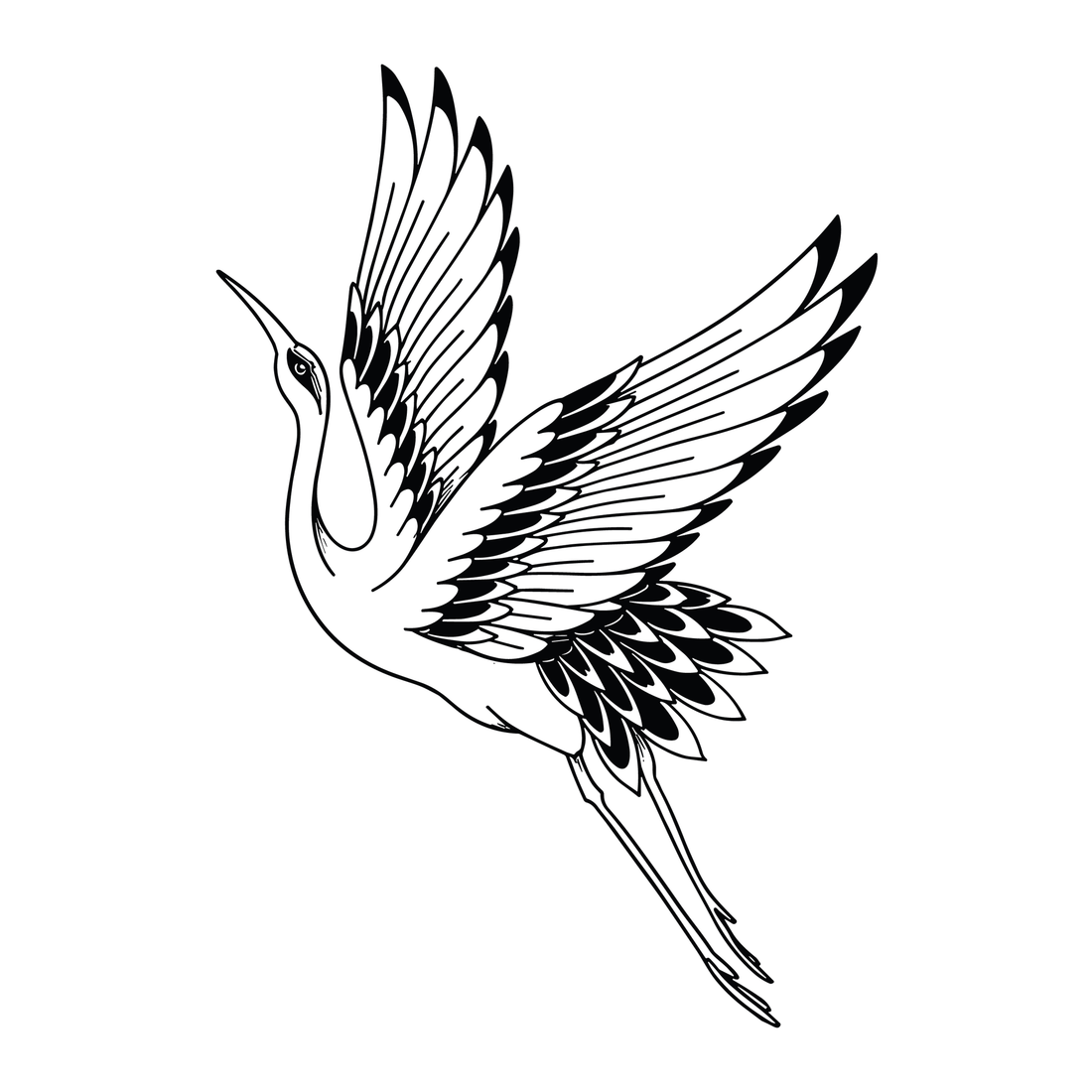0136-graceful-crane-semi-permanent-tattoo-front-tattoo
