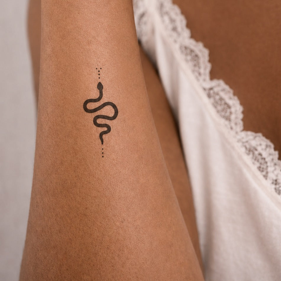 Tiny Serpent Tattoo