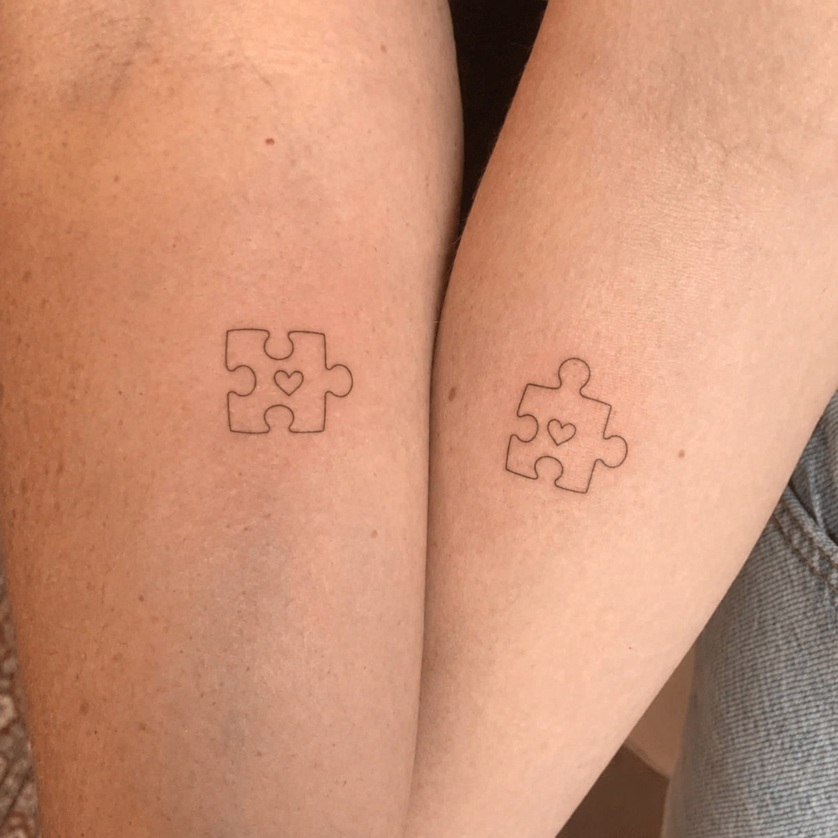 Missing Piece Heart Tattoo