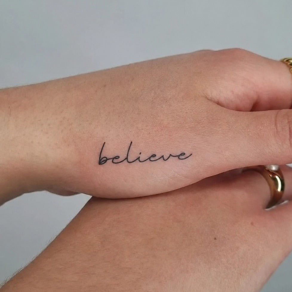 Believe Tattoo