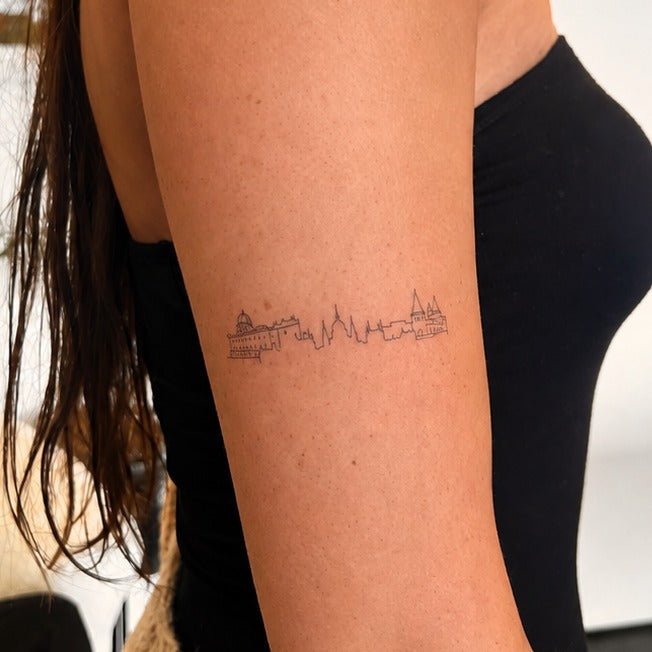 Budapest Heartbeat Tattoo