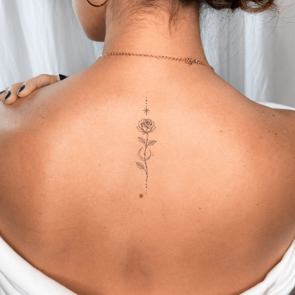 Lunar Rose Tattoo