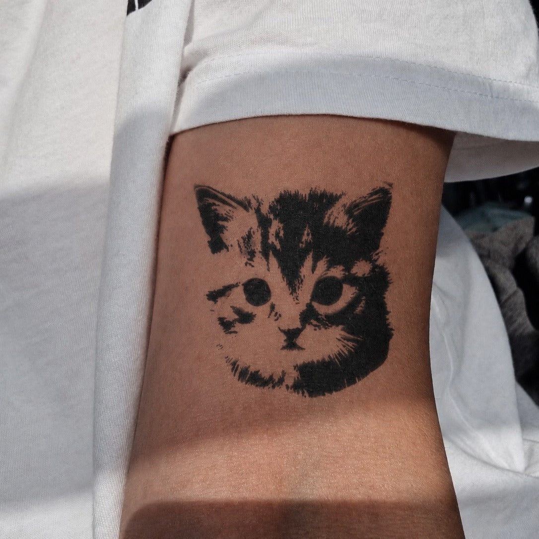 Rebel Cat Tattoo