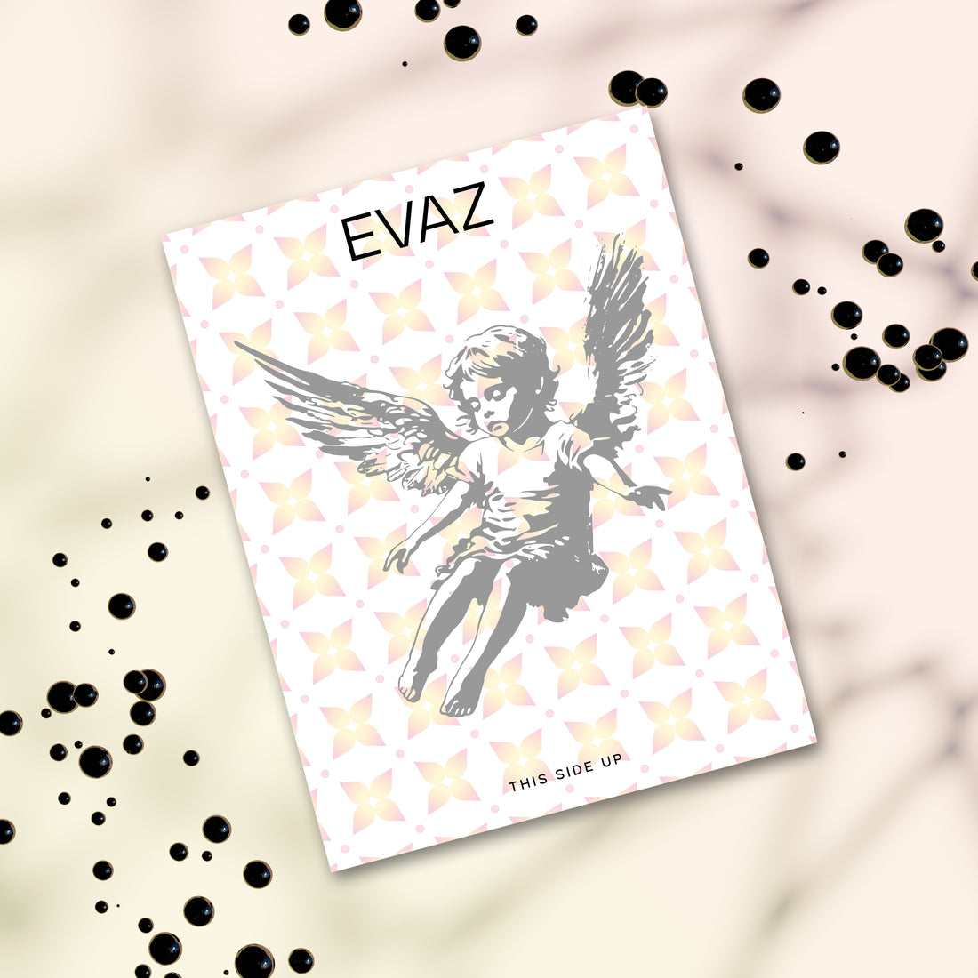 Fallen Angel Line Tattoo - mockup