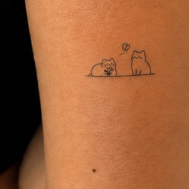 Feline Heart Tattoo
