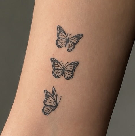 Butterfly Trio Tattoo